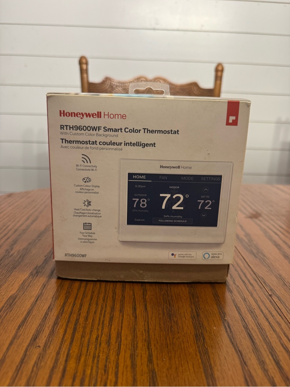 Honeywell Home RTH9600WF Smart Color Thermostat - White